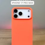 Чехол Mobile Store для Apple iPhone 17 Pro Max светло-оранжевый