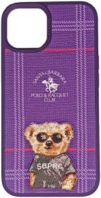 Чехол Santa Barbara Polo & Racquet Club для Apple iPhone 14 фиолетовый