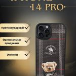 Чехол Santa Barbara Polo & Racquet Club для Apple iPhone 14 Pro черный