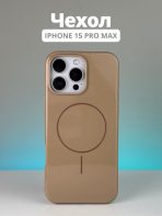 Чехол Mobile Store для Apple iPhone 15 Pro Max коричневый