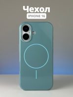 Чехол Mobile Store для Apple iPhone 16 бирюзовый