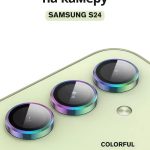 Стекло Mobile Store для Samsung Galaxy S24 мультиколор