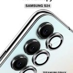 Стекло Mobile Store для Samsung Galaxy S24 серый