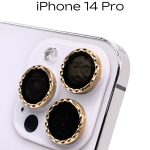 Стекло Mobile Store для Apple iPhone 14 Pro LK-04 золотистый