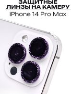 Стекло Mobile Store для Apple iPhone 14 Pro Max LK-04 фиолетовый