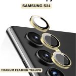 Стекло Mobile Store для Samsung Galaxy S24 желтый