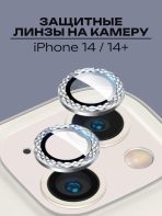 Стекло Mobile Store для Apple iPhone 14 серебристый
