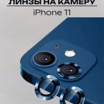 Стекло Mobile Store для Apple iPhone 11 LK-04 синий