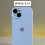Чехол Mobile Store для Apple iPhone 14 голубой