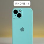 Чехол Mobile Store для Apple iPhone 14 светло-бирюзовый