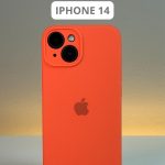 Чехол Mobile Store для Apple iPhone 14 оранжевый
