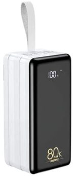 Внешний аккумулятор Remax RPP-291 80000 мАч белый