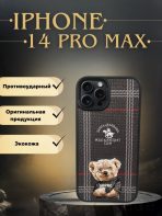 Чехол Santa Barbara Polo & Racquet Club для Apple iPhone 14 Pro Max черный