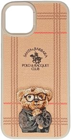 Чехол Santa Barbara Polo & Racquet Club для Apple iPhone 14 бежевый