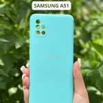 Чехол Mobile Store для Samsung Galaxy A51 бирюзовый