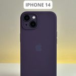 Чехол Mobile Store для Apple iPhone 14 черно-фиолетовый