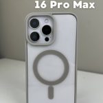 Чехол Mobile Store для Apple iPhone 16 Pro Max серый