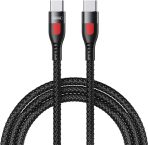 Кабель Remax USB TypeC (M), 1 м, RC-195 черный