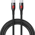 Кабель Remax USB TypeC (M), 1 м, RC-195 черный