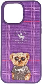 Чехол Santa Barbara Polo & Racquet Club для Apple iPhone 14 Pro Max фиолетовый