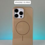 Чехол Mobile Store для Apple iPhone 15 Pro коричневый