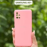 Чехол Mobile Store для OPPO Galaxy A51 розовый