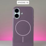 Чехол Mobile Store для Apple iPhone 16 фиолетовый