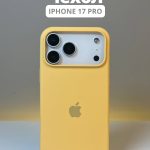 Чехол Mobile Store для Apple iPhone 17 Pro желтый