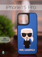 Чехол Mobile Store для Apple iPhone 15 Pro синий