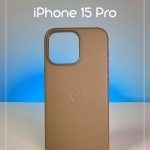 Чехол Mobile Store для Apple iPhone 15 Pro коричневый