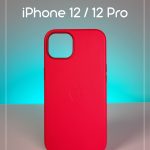 Чехол Mobile Store для Apple iPhone 12, iPhone 12 Pro красный