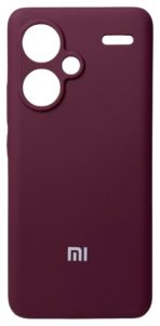 Чехол Mobile Store для Xiaomi Redmi Note 13 Pro+ бордовый