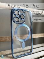 Чехол Mobile Store для Apple iPhone 15 Pro голубой