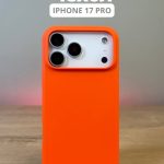 Чехол Mobile Store для Apple iPhone 17 Pro оранжевый