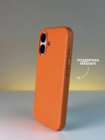 Чехол Mobile Store для Apple iPhone 16 оранжевый — изображение 2