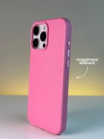 Чехол Mobile Store для Apple iPhone 16 Pro Max розовый — изображение 2