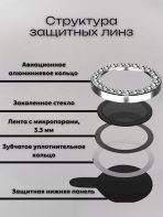 Стекло Mobile Store для Apple 13 LK-04 серебристый - Image 2