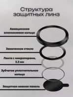 Стекло Mobile Store для Apple iPhone 11 LK-04 серебристый — изображение 2