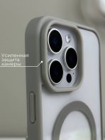 Чехол Mobile Store для Apple iPhone 16 Pro Max серый — изображение 2