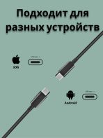 Зарядное устройство Mobile Store WUW USB Type-C 20 Вт черный — изображение 2