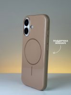 Чехол Mobile Store для Apple iPhone 16 коричневый — изображение 2