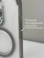 Чехол Mobile Store для Apple iPhone 16 Pro Max серый — изображение 2