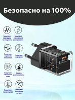 Зарядное устройство Mobile Store 30W EU USB Type-C 30 Вт черный — изображение 2