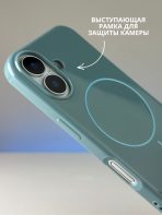 Чехол Mobile Store для Apple iPhone 16 бирюзовый — изображение 3