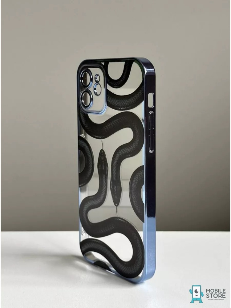 03-1015.jpg Чехол Mobile Store для Apple iPhone 12 голубой — изображение 3