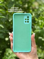 Чехол Mobile Store для Samsung Galaxy A51 бирюзовый — изображение 3
