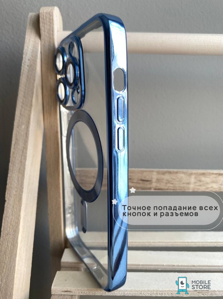 03-275.jpg Чехол Mobile Store для Apple iPhone 13 Pro Max голубой — изображение 3