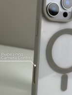 Чехол Mobile Store для Apple iPhone 16 Pro Max серый — изображение 3