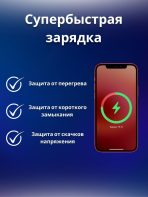 Зарядное устройство Mobile Store RP-U70 USB Type-C 20 Вт белый — изображение 3