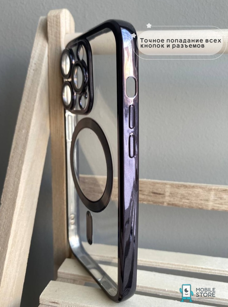 03-322.jpg Чехол Mobile Store для Apple iPhone 13 Pro Max черный — изображение 3